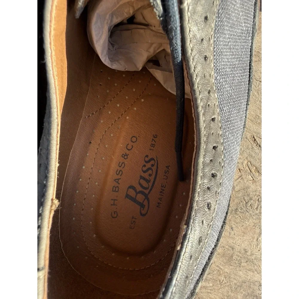 G.H. Bass Rannis‎ 9.5M Brown Cap Toe Leather Oxford Dress Shoes